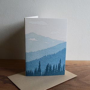 Blue Mountain Skyline Card