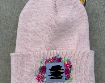 Hand Embroidered Beanie
