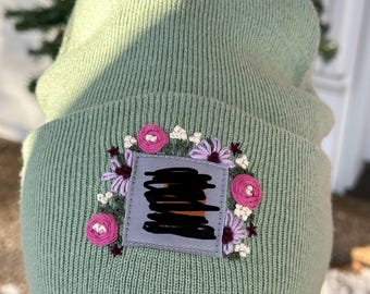Hand Embroidered Beanie