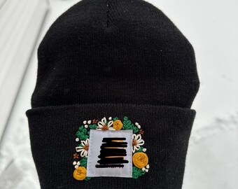 Hand Embroidered Beanie
