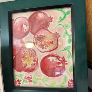 Pomegranates - Framed