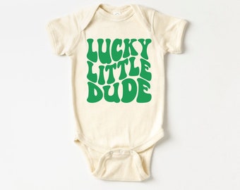 Baby boy Saint Patricks Day bodysuit | baby st. Patrick's bodysuit | lucky charm | natural st. Patrick's shirt | minimal saint Patrick's