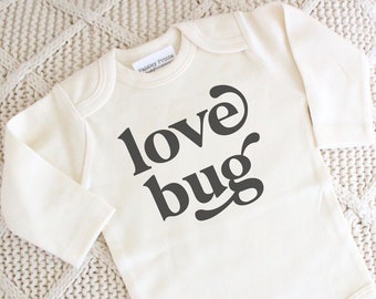 Love Bug baby | love bug bodysuit | newborn baby girl | baby girl outfit | newborn baby boy | gender neutral baby | neutral baby | minimal