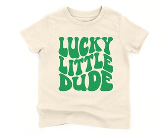 Boy's Saint Patricks Day t-shirt | baby st. Patrick's bodysuit | lucky charm | natural st. Patrick's shirt | minimal saint Patrick's