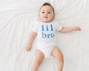 lil bro bodysuit | little brother bodysuit | little brother shirt | big little brother | blue brother shirts | newborn baby brother