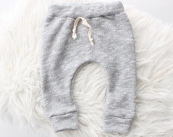 Gray baby jogger baby & toddler leggings | baby leggings | baby joggers | heather baby leggings | gray baby | cute baby leggings |