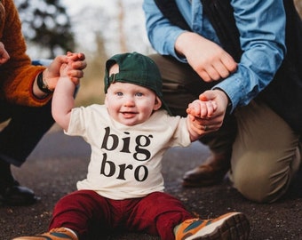 Big bro shirt natural and black | Big Brother shirt | big little brother | big bro t-shirt | cream big brother shirt | neutral big brother