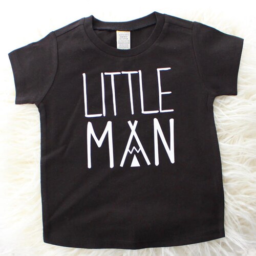Little Man Tshirt Cute Boy Clothes Baby Boy Outfit Cute Etsy