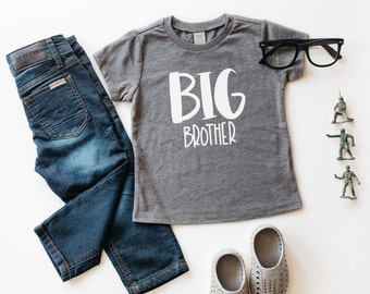 New! Handlettered big brother t-shirt | big bro shirt | brother| family photos | new brother | big brother gift | pregnancy announcement