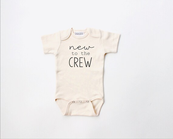 new to the crew baby outfit