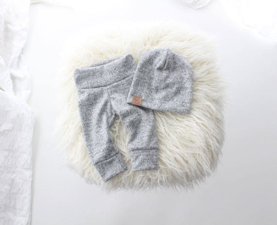 grey newborn outfit