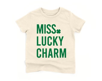 Toddler Saint Patricks Day shirt | baby st. Patrick's bodysuit | lucky charm | natural st. Patrick's shirt | minimal saint Patrick's shirt