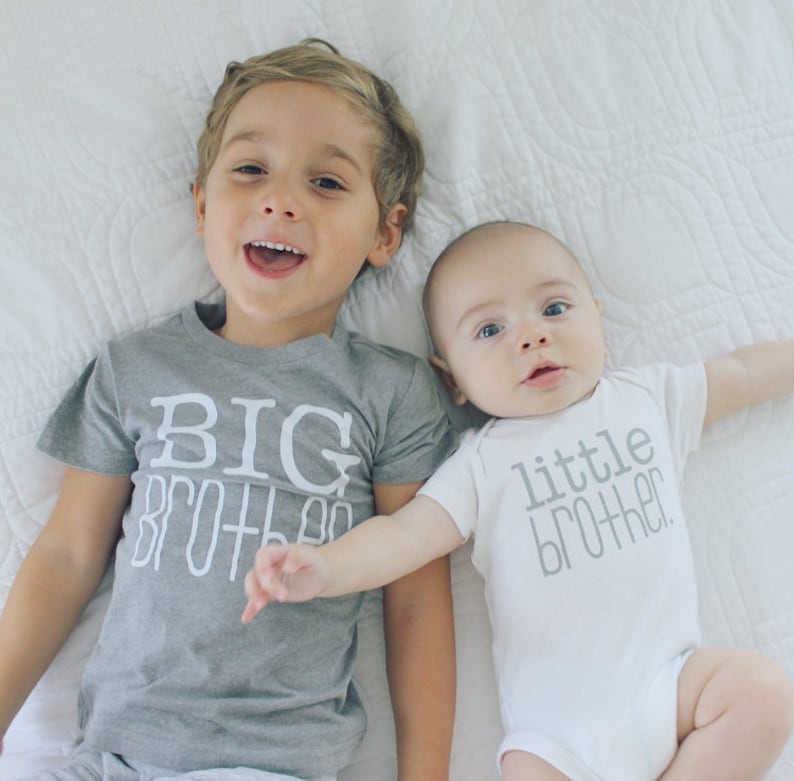 Big brother little brother new baby announcement brother shirts cute brother shirt big bro little bro brother t-shirts image 6