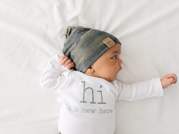 Camo Slouch Beanie Newborn Slouch 