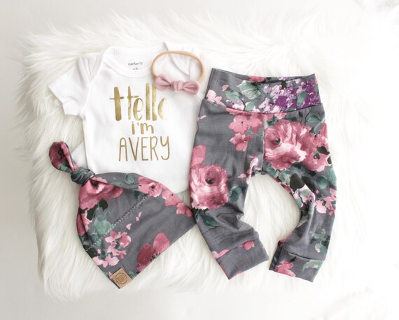newborn outfit set girl