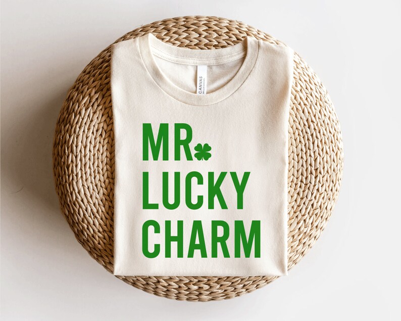 Chemise de la Saint-Patrick pour tout-petit bébé st. Body de Patrick porte-bonheur naturel Chemise de Patrick chemise minimaliste saint Patrick image 1