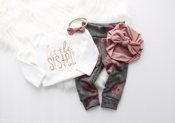 floral baby outfit newborn