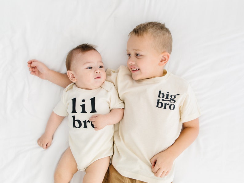 Natural Big brother shirt big brother shirt big brother t-shirt big bro big bro little bro minimal big brother shirt image 5