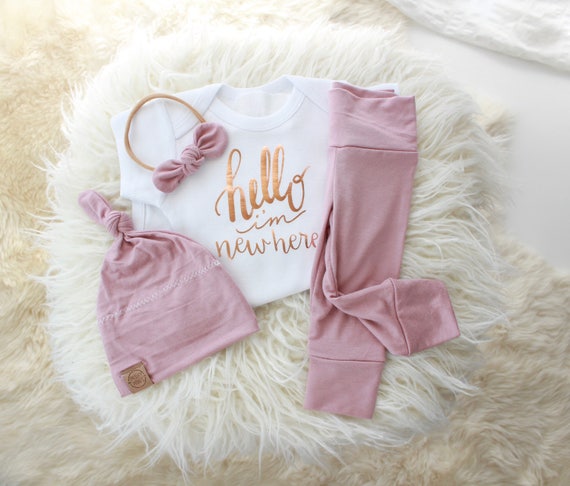 bringing home baby girl outfit