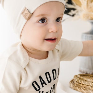 Slouch Beanie in Wunschfarbe Größen NB bis Erwachsene Frühlingshut Baby Schlapphut Neugeborenen Mütze Kindermütze Herbstmütze Bild 8