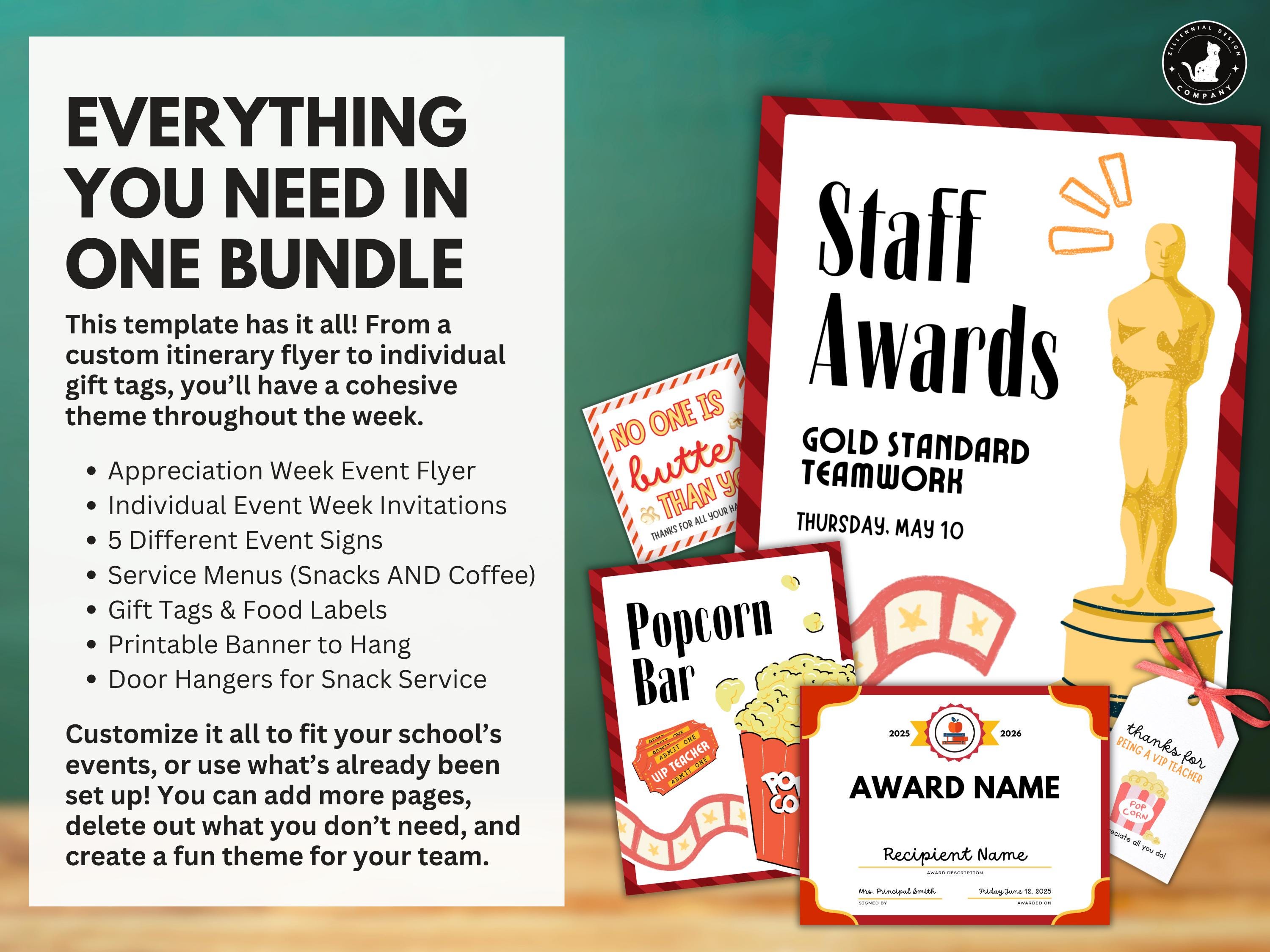 VIP Teacher Invitation Teacher Appreciation Week: Hollywood Movies ...