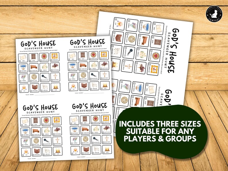 Church Scavenger Hunt Printable | Christian Icebreaker Games Scavenger ...