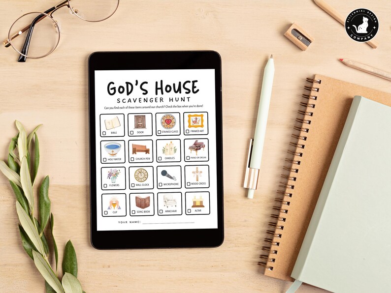 Church Scavenger Hunt Printable | Christian Icebreaker Games Scavenger ...