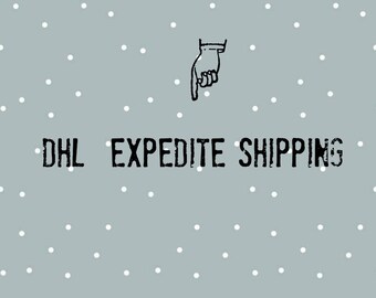 DHL Expedite Shipping, Upgrade your shipping