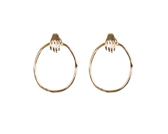 14 K Gold Hoop Earrings