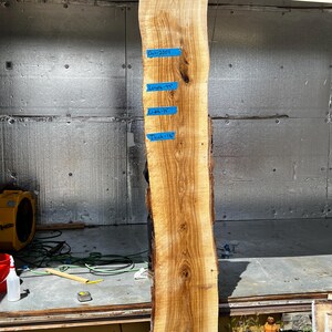 Live Edge Kiln Dried Red Oak Slab