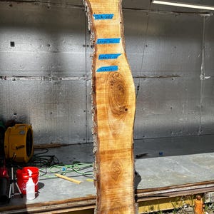 Live Edge Kiln Dried Red Oak Slab