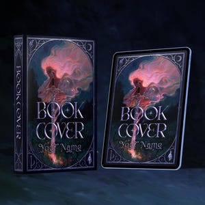 Premade Book Cover | YA Romance Fantasy, Soft Aesthetic, Emotional Journey, Sword and Girl  | KDP Ready