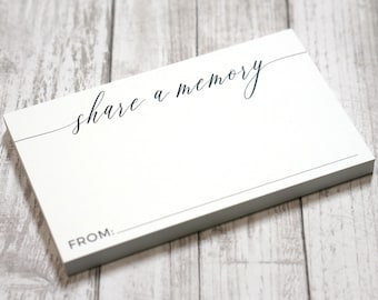 Share a Memory Cards | Size 3 x 5 inch | Printed and Ready to Ship | Pack of 25