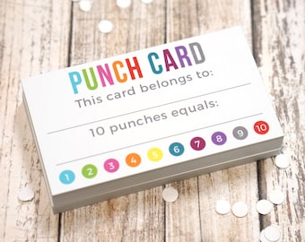 120 Pcs Reward Punch Cards Behavior Incentive Awards for Kids Students  Teachers Home Classroom School Business Loyalty Card Positive Reinforcement