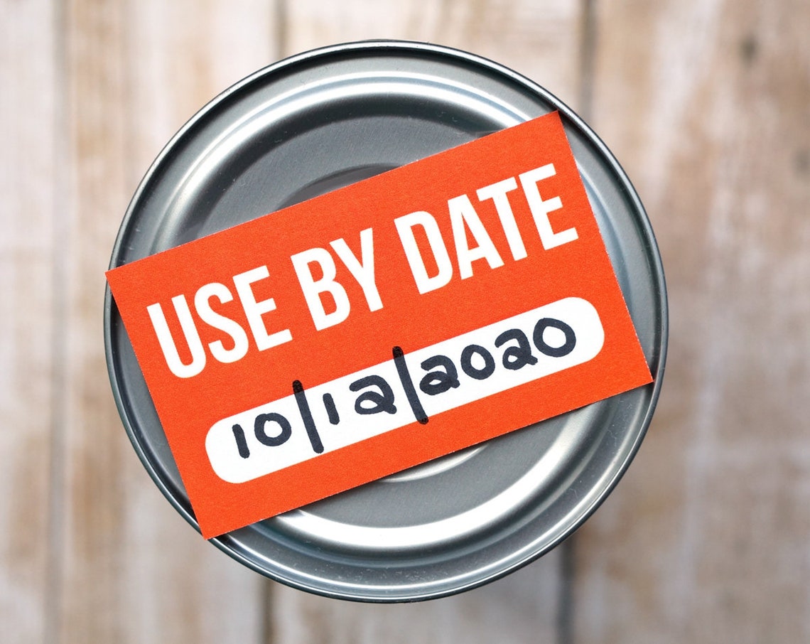Expiration Date Sticker Use By Date Labels for Food Etsy