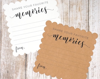 Share Your Favorite Memories - Retirement, School, Wedding, Celebration of Life - Printed and Shipped - 4.5 Inch Square