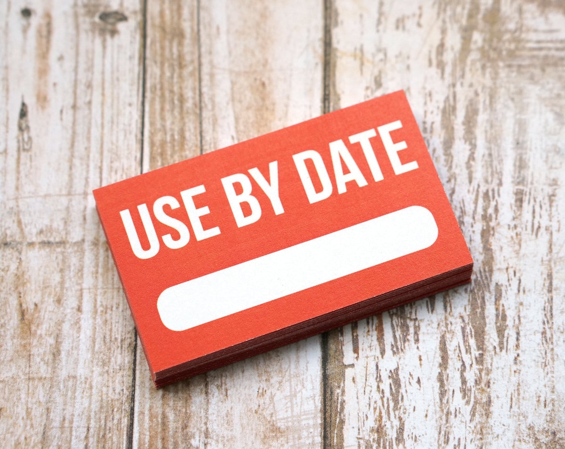 Expiration Date Sticker Use By Date Labels for Food Etsy
