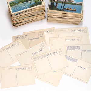 Old Postcards Unused Assortment of Random Vintage Post Cards from around the USA Choose your quantity Bild 2