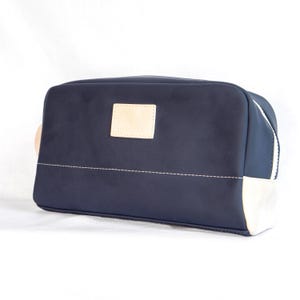 Navy Blue Toiletry Bag