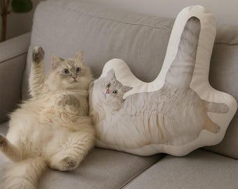 Kussen op maat, gepersonaliseerd kussen, decoratief dier kussen, hondenkussen, gif huisdier gedenkteken, fotokussen, cadeau voor dierenliefhebber