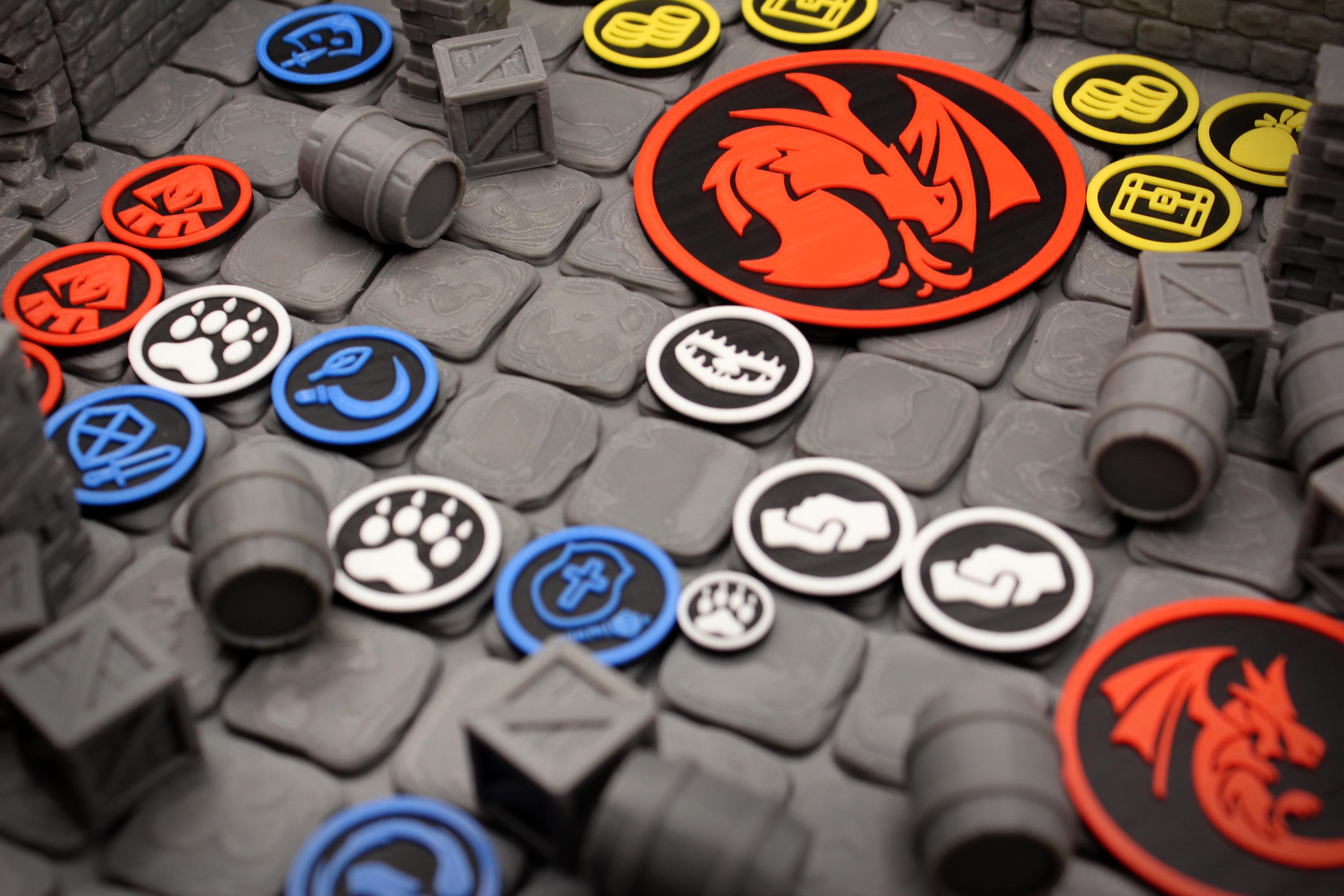 Dnd Complete Universal Class Token Set | Instant Download 3D Printable ...