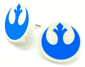 Star Wars Rebel Crest Brick Stud Earrings