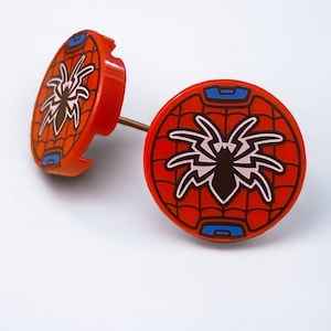 Spiderman Brick Stud Earrings