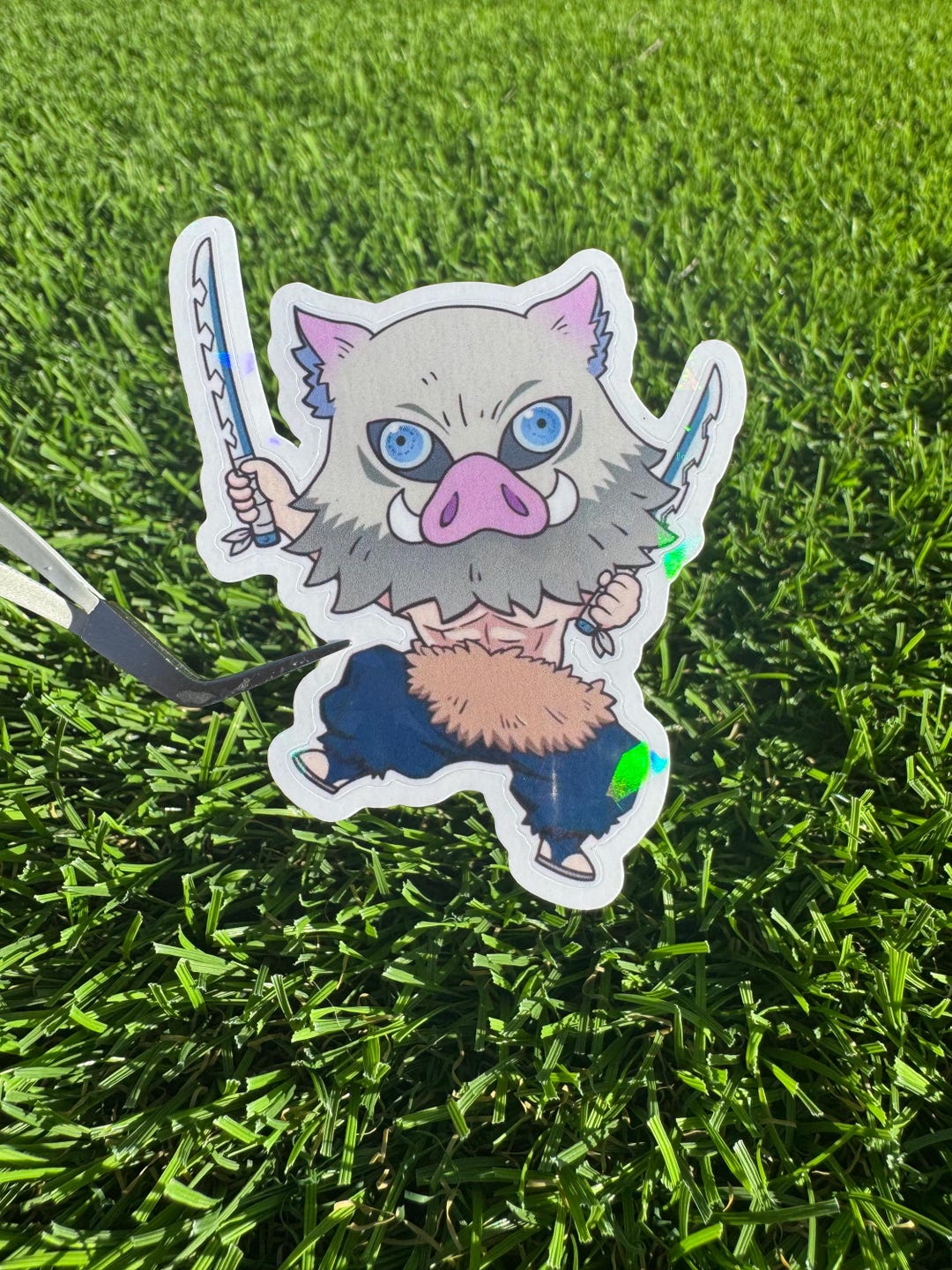 B Side Label Inosuke Inosuke Vinyl Sticker | Anime Decal - Etsy