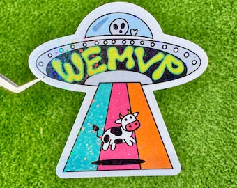 WEMVP Alien Sticker | Basketball Sticker