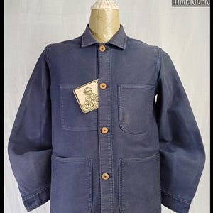 Vintage French Workwear Jacket Moleskin - Etsy