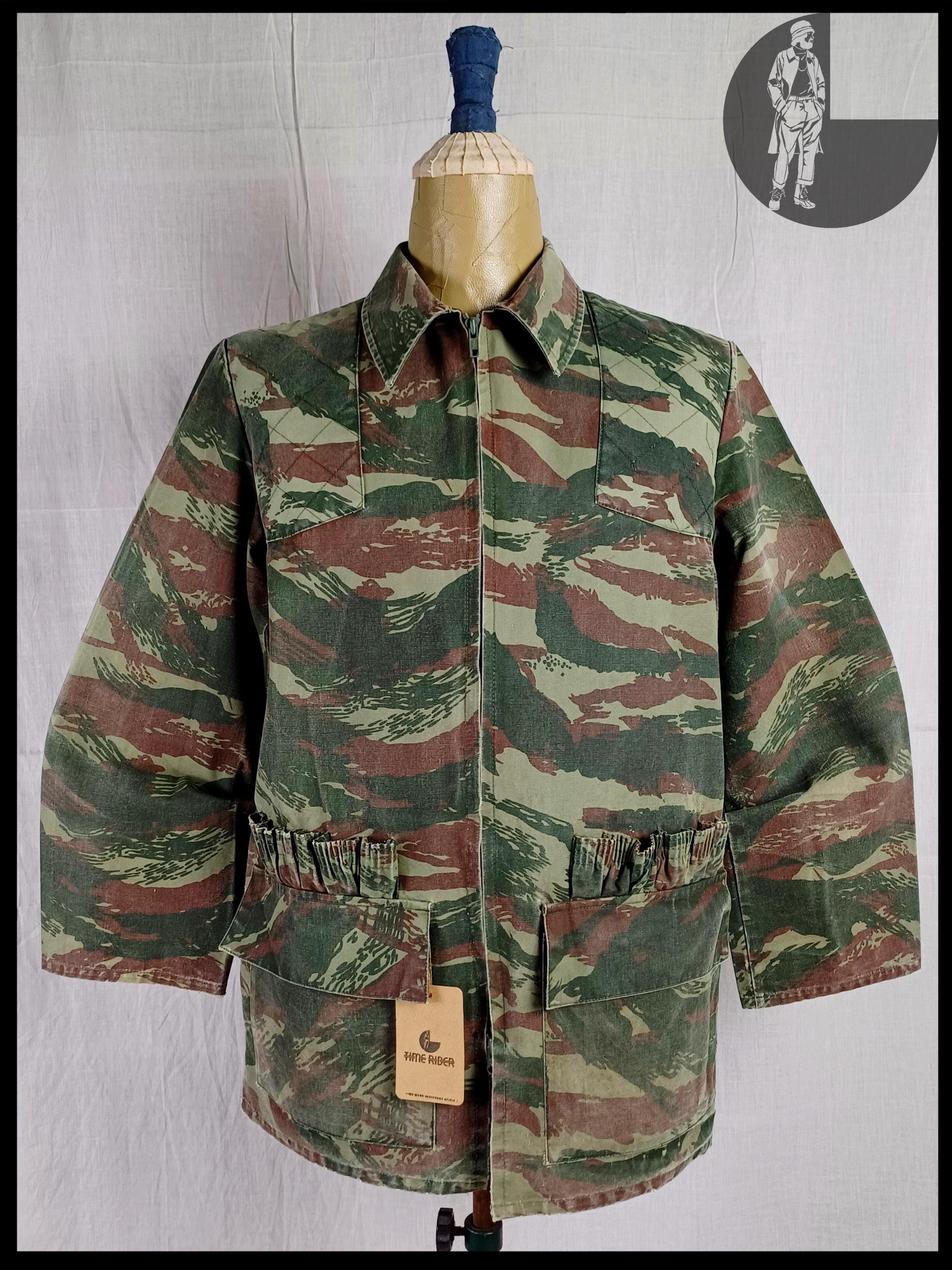 Vintage ‘60s French Workwear LEDER TYS Lizard Camouflage Hunting Jacket
