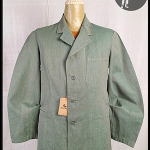 Vintage Salt and Pepper Work Jacket - Etsy Vintage Salt and Pepper Work Jacket - Etsy