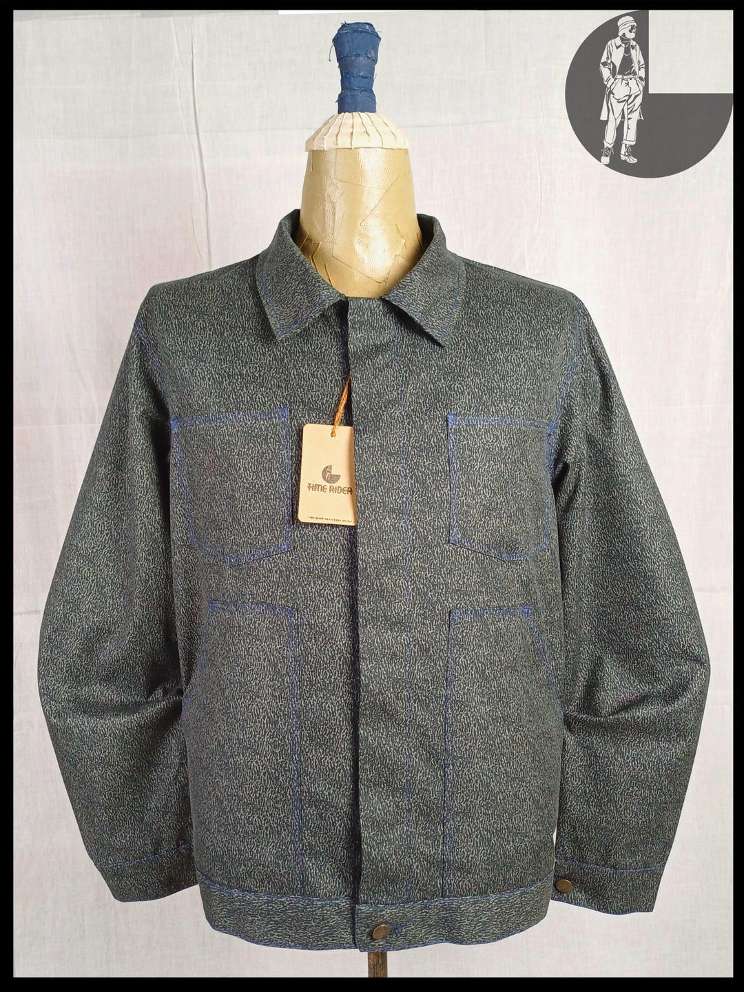 Vintage '90s Polish Workwear Polish Army Pattern WZ68 'green Moro