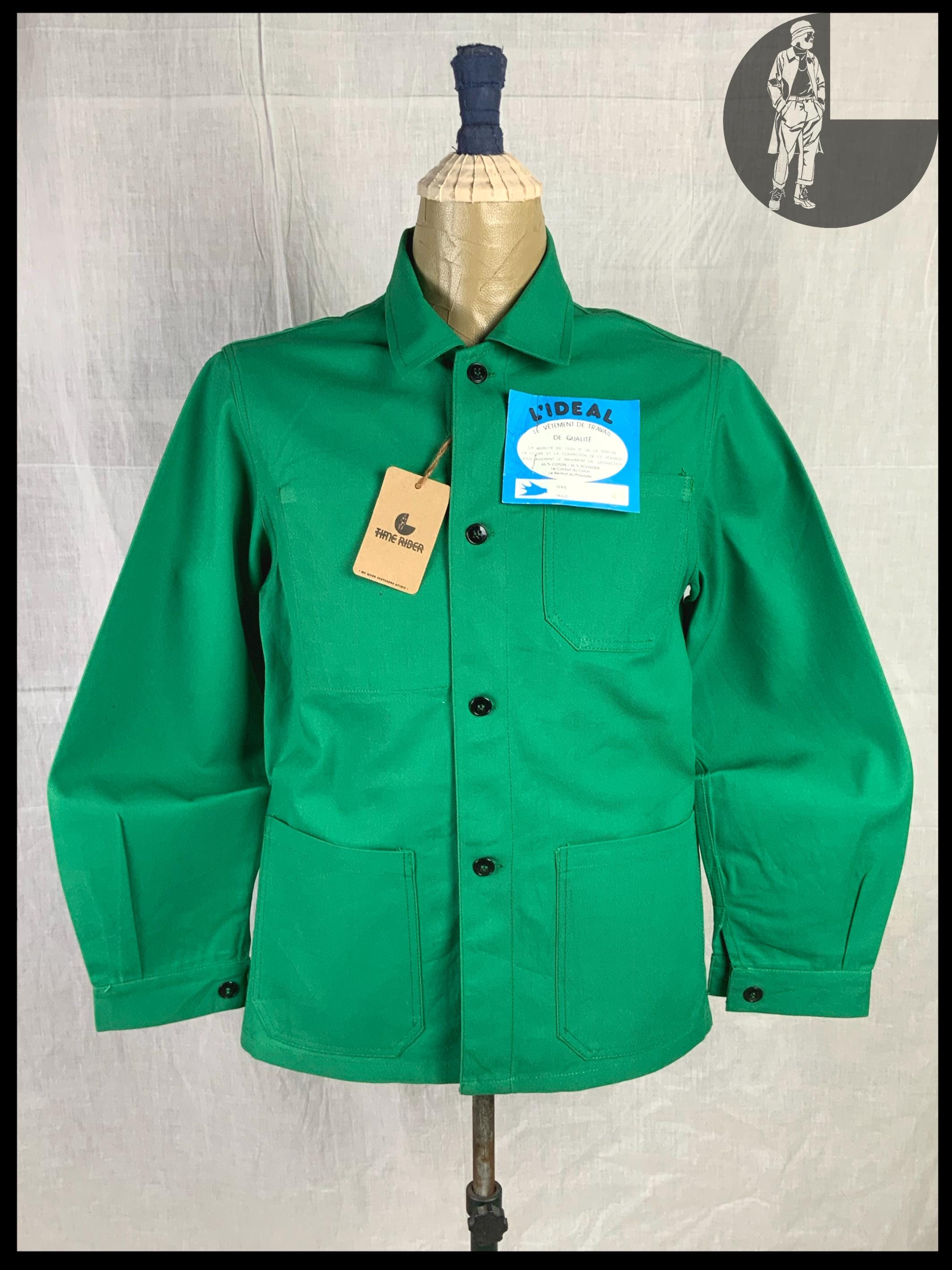 70s EURO VINTAGE FRENCH WORKER ボロジャケット Vintage 1970s French Workwear L'IDEAL Vetement De Travail